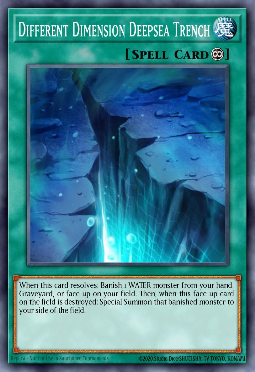 Different Dimension Deepsea Trench 2012 Yu-Gi-Oh! Abyss Rising