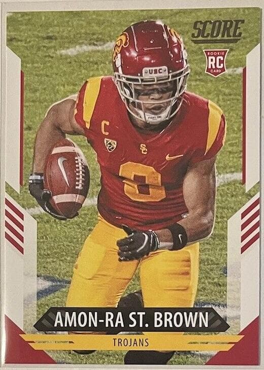 Amon-Ra St. Brown 2021 panini Score