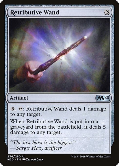 Retributive Wand 2019 Magic: The Gathering