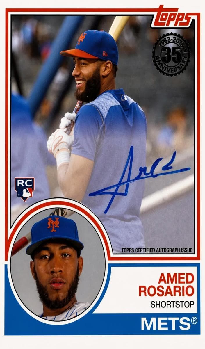 Amed Rosario 2018 topps Topps