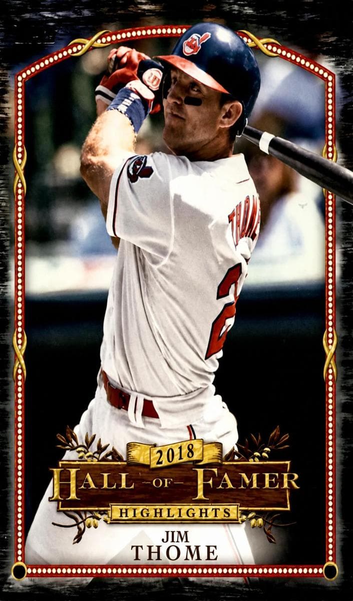 Jim Thome 2018 topps Topps Update