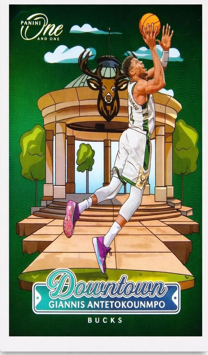 Giannis Antetokounmpo 2024 panini Panini One and One
