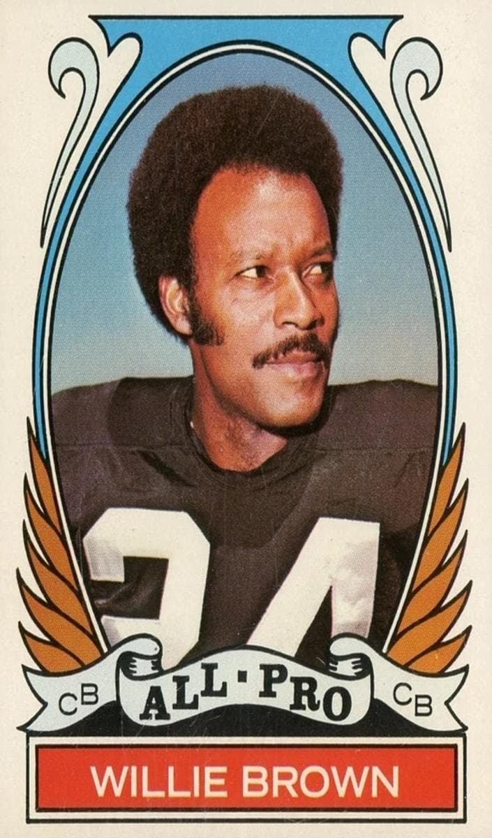 Willie Brown 1972 topps Topps
