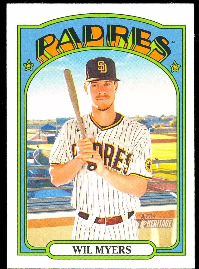 Wil Myers 2021 topps Topps Heritage
