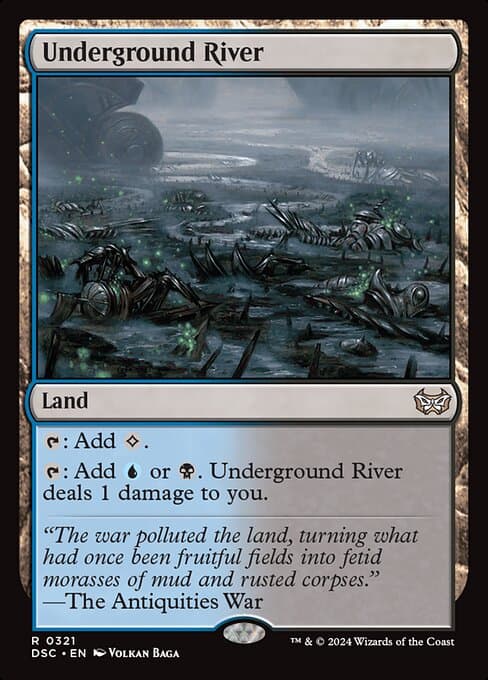Underground River 2025 Magic: The Gathering Aetherdrift Commander
