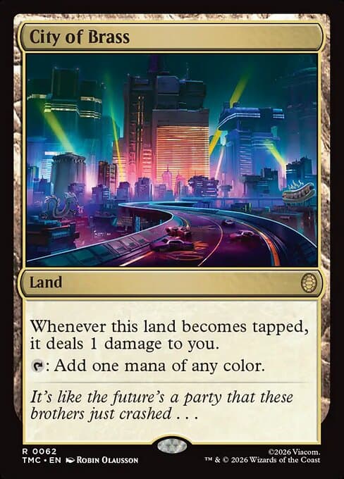 City of Brass 2003 Magic: The Gathering 8th Edition Foil