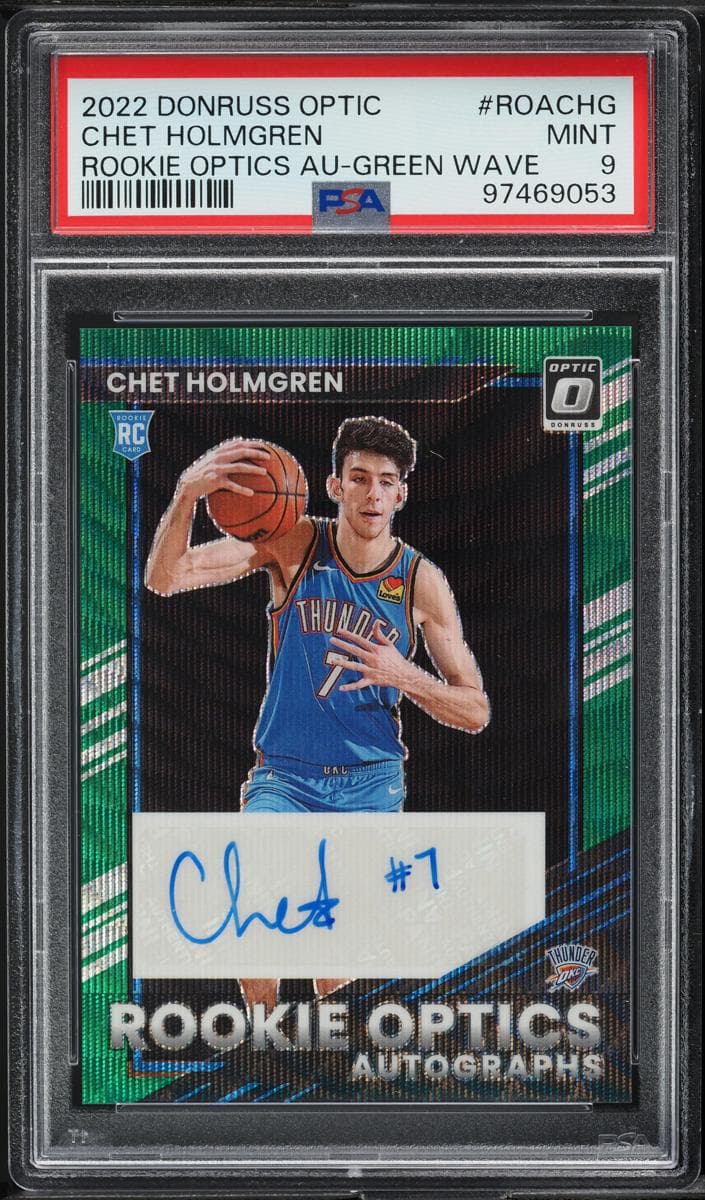 Chet Holmgren 2022 panini Donruss Optic