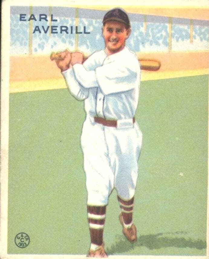 Earl Averill 1933 unknown Goudey