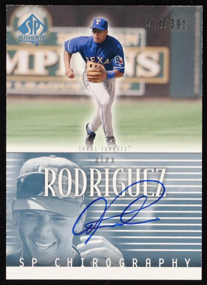 Alex Rodriguez 2002 unknown SP Authentic