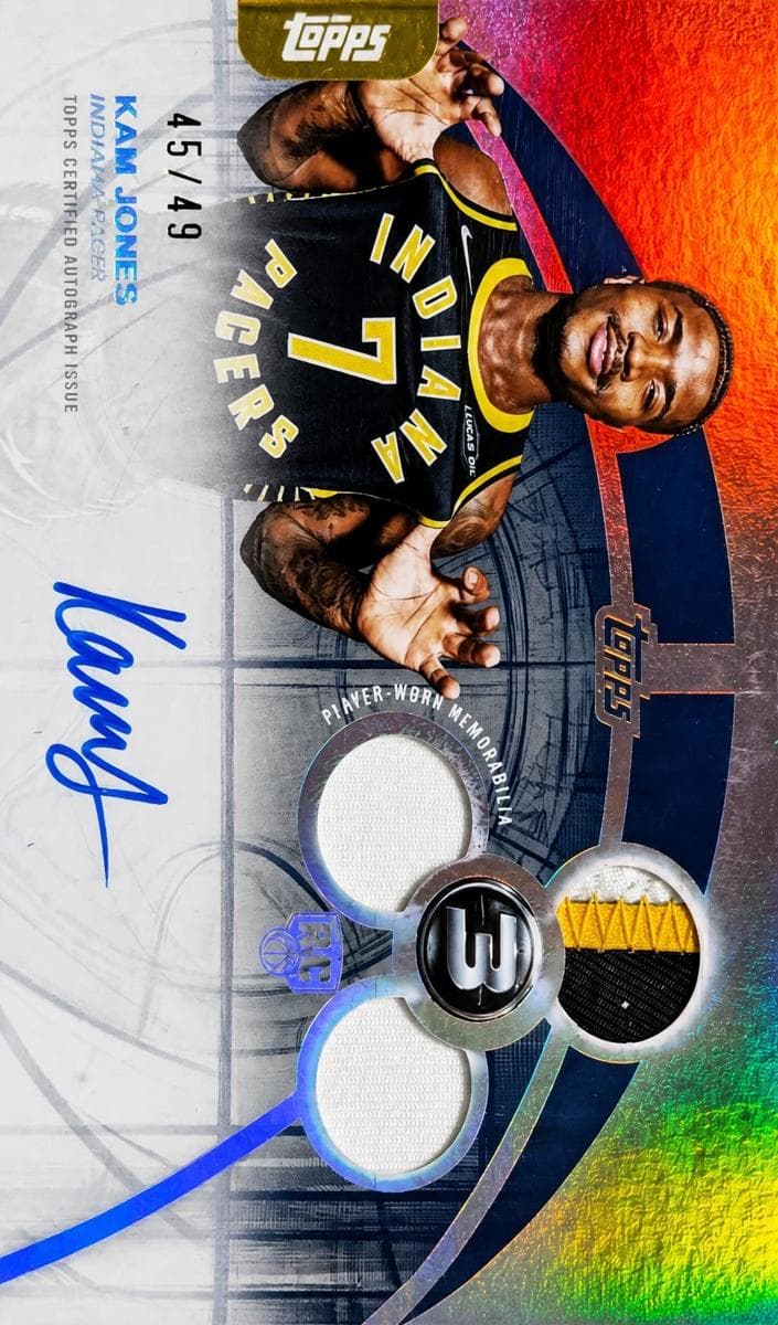 Kam Jones 2025 topps Topps 3