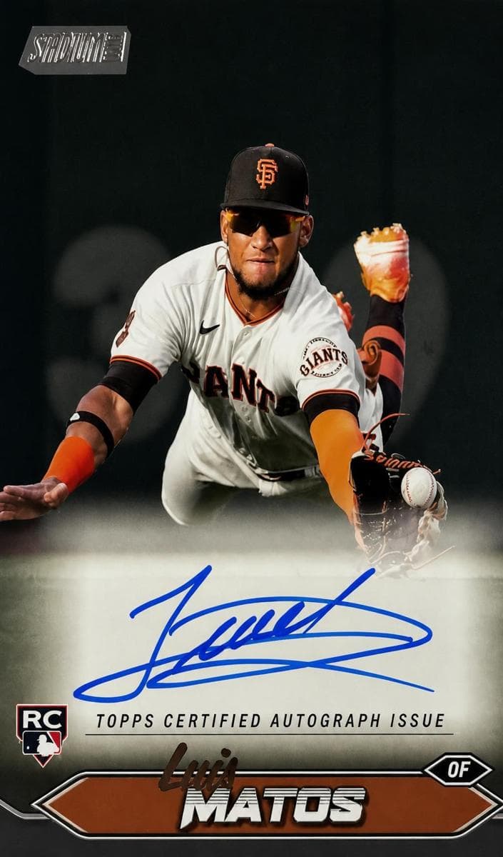Luis Matos 2024 topps Stadium Club