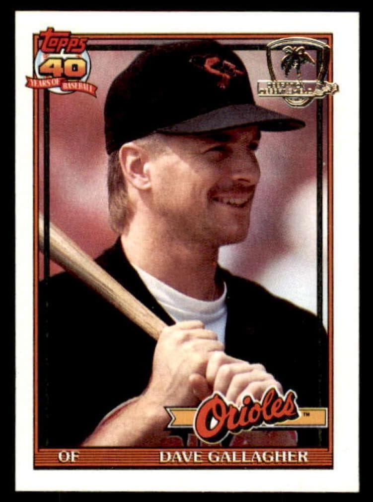 Dave Gallagher 1991 topps Topps