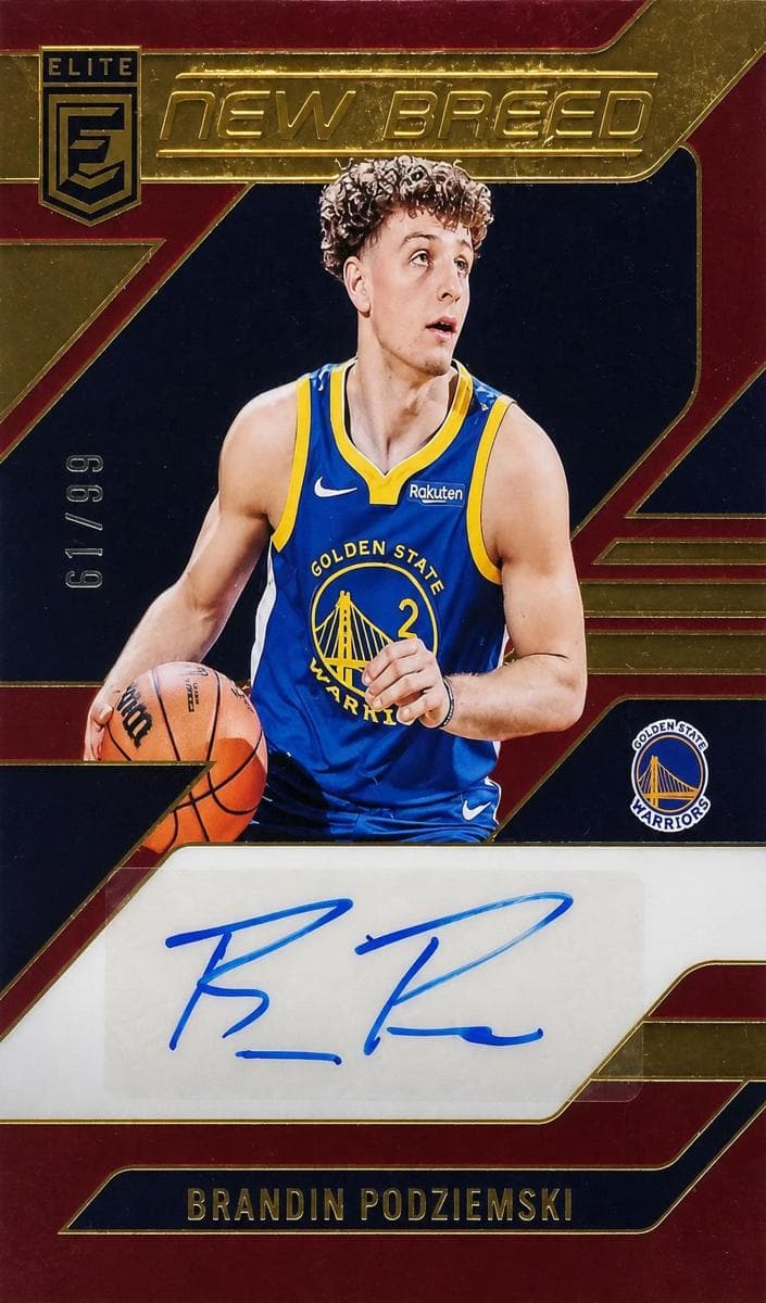 Brandin Podziemski 2023 panini Donruss Elite