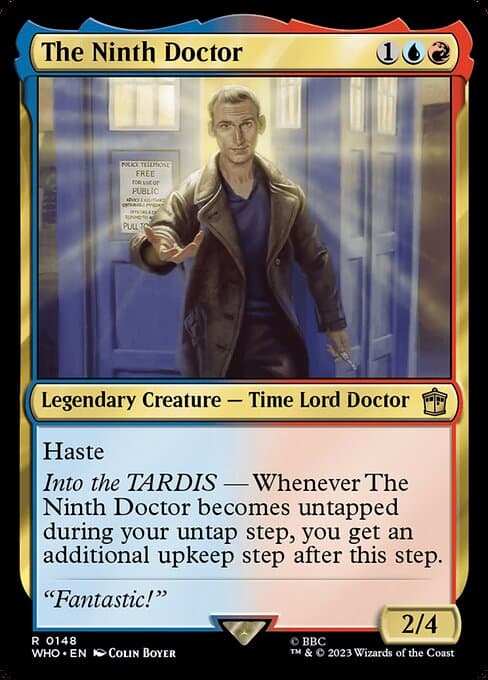 The Ninth Doctor 2023 Magic: The Gathering Doctor Who