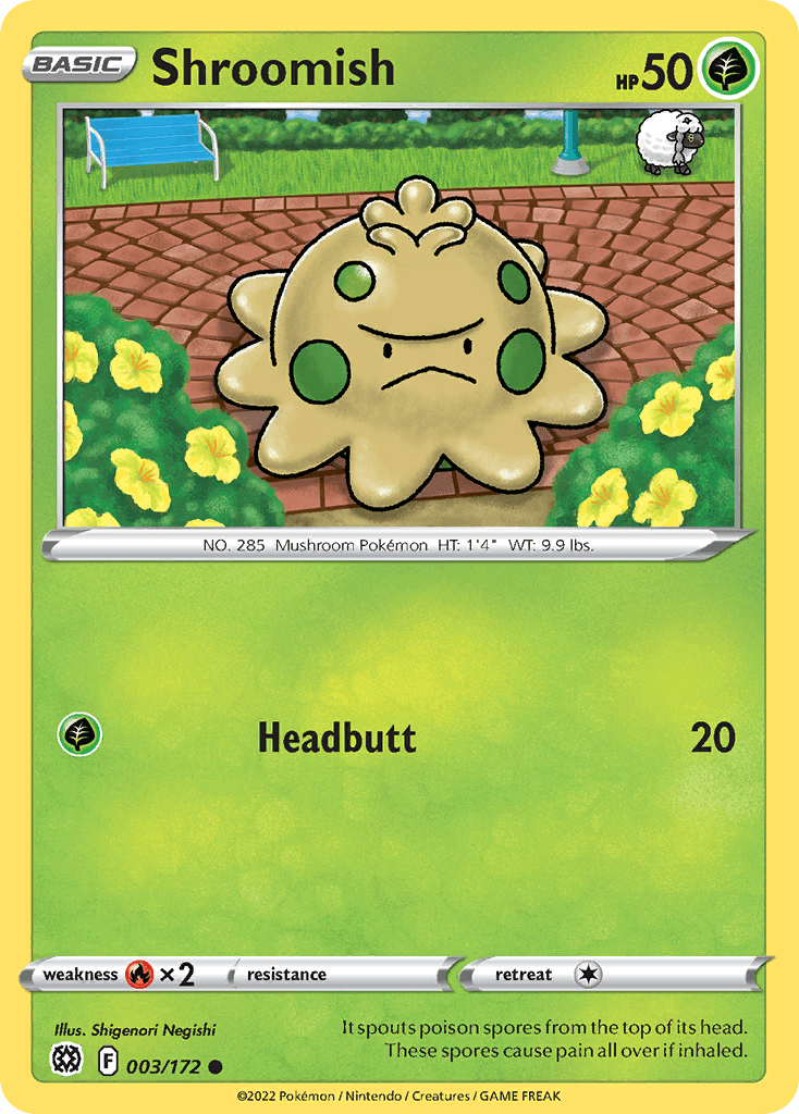 Shroomish 2022 Pokemon Brilliant Stars