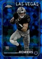 Brock Bowers 2024 topps Topps Chrome Sapphire Edition