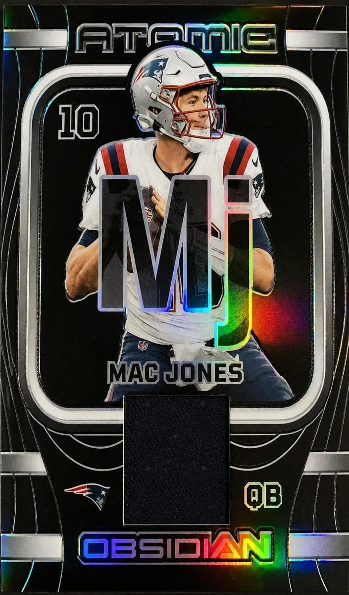 Mac Jones 2023 panini Obsidian