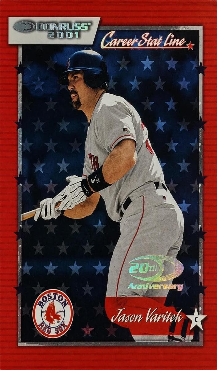 Jason Varitek 2001 panini Donruss