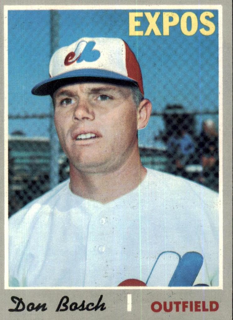 Don Bosch 1970 topps Topps