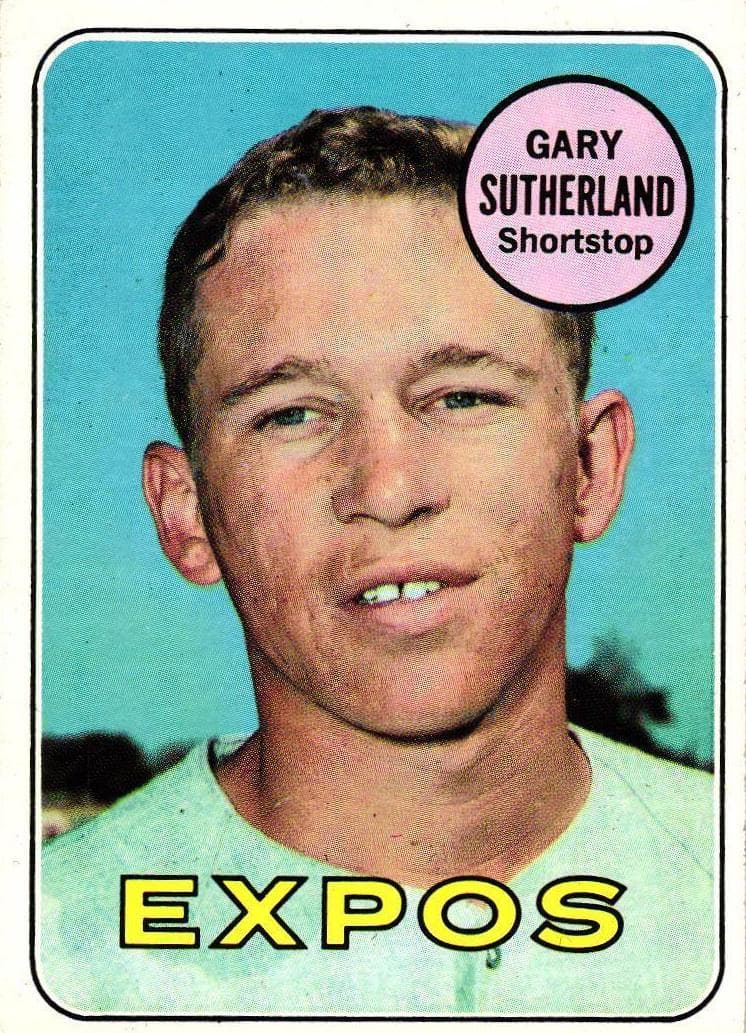 Gary Sutherland 1969 topps Topps