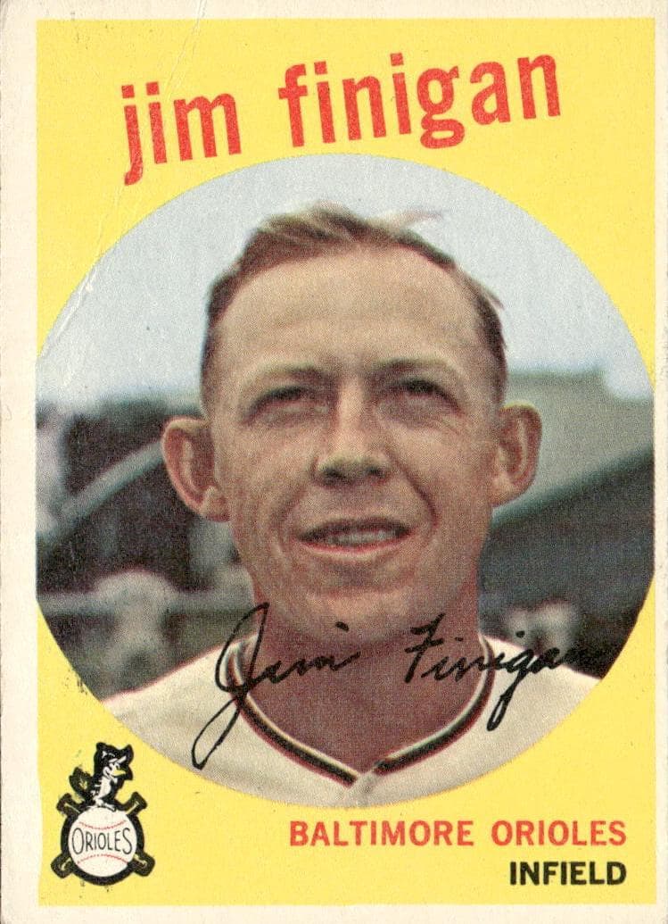 Jim Finigan 1959 topps Topps