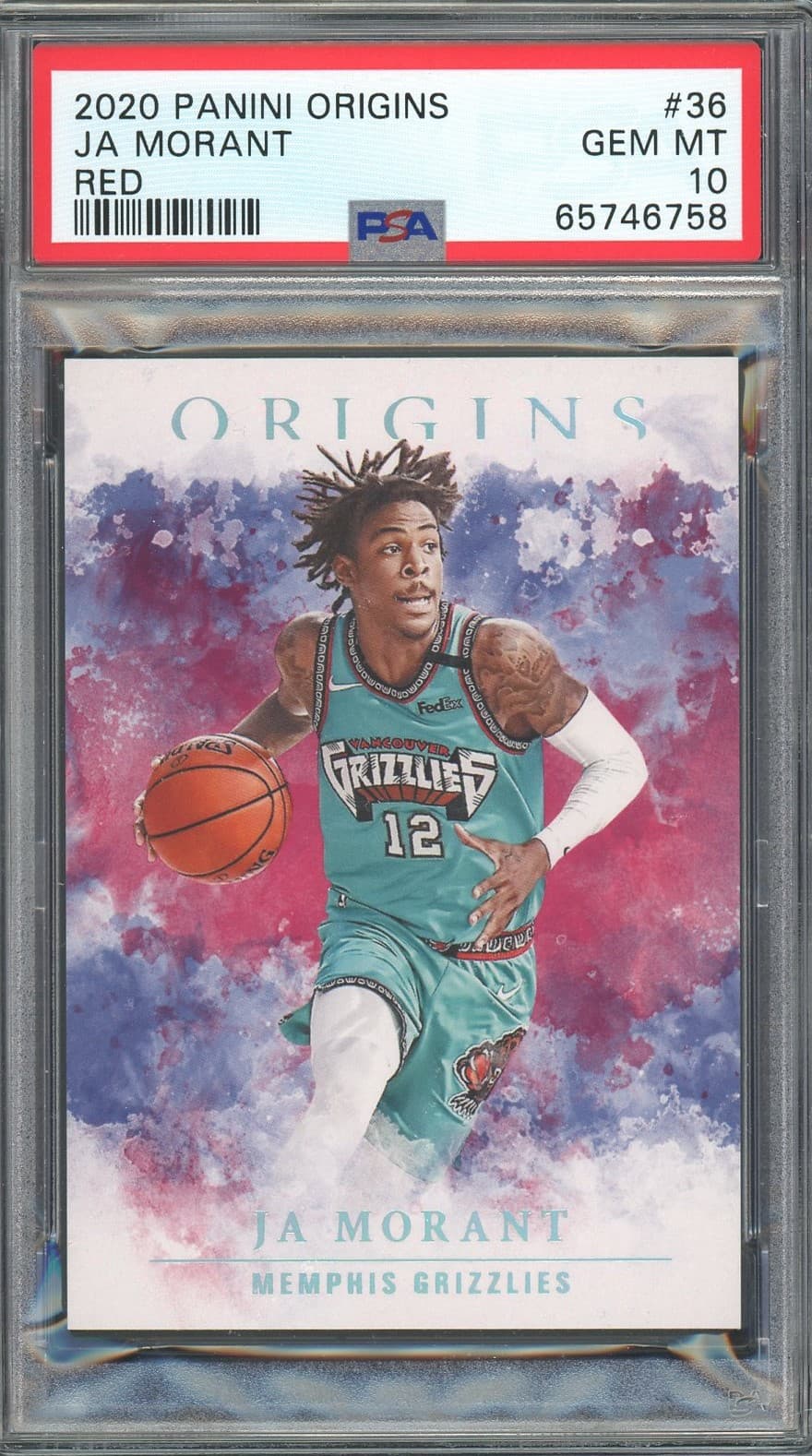 Ja Morant 2020 panini Panini Origins
