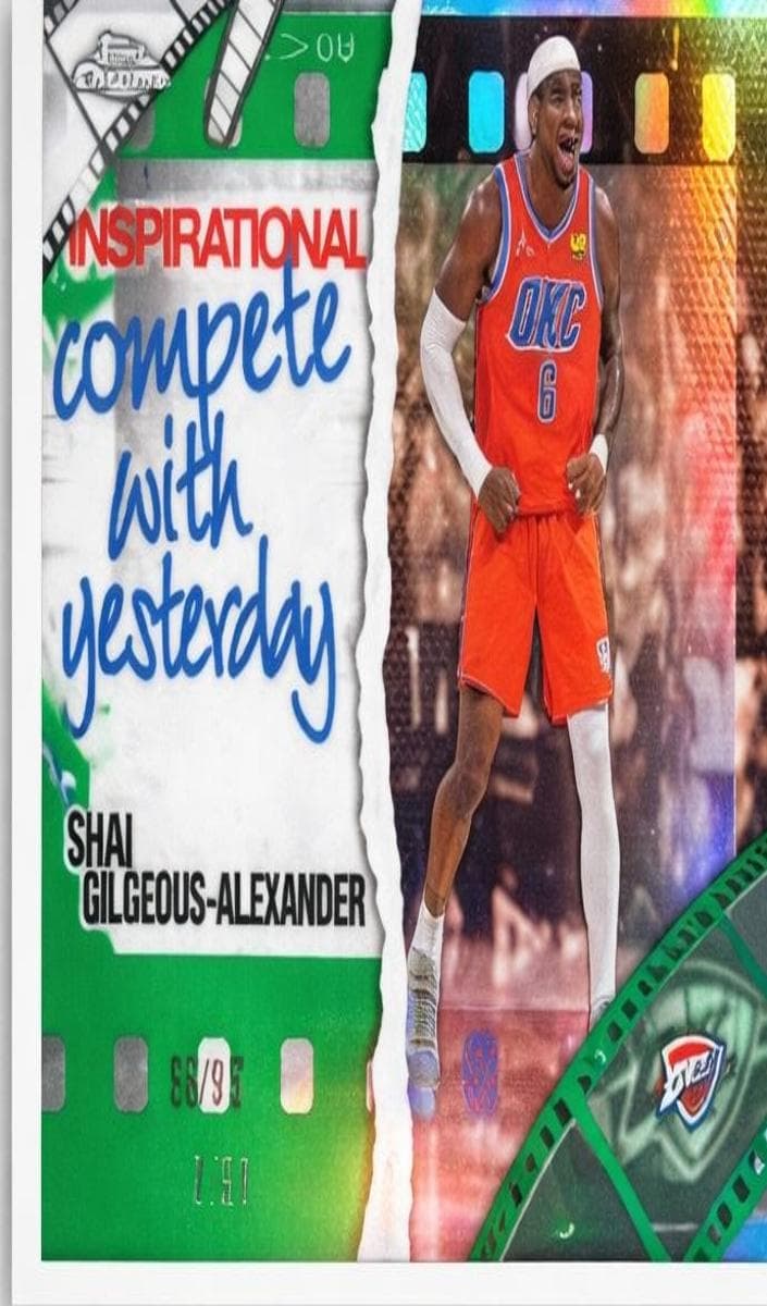 Shai Gilgeous-Alexander 2025 topps Topps Chrome