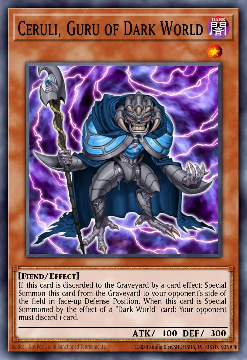 Ceruli, Guru of Dark World #SR13-EN015