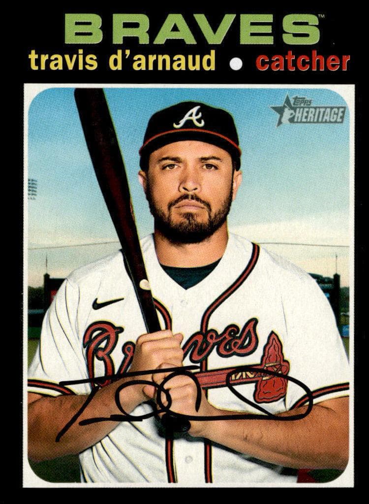 Travis d'Arnaud 2020 topps Topps Heritage