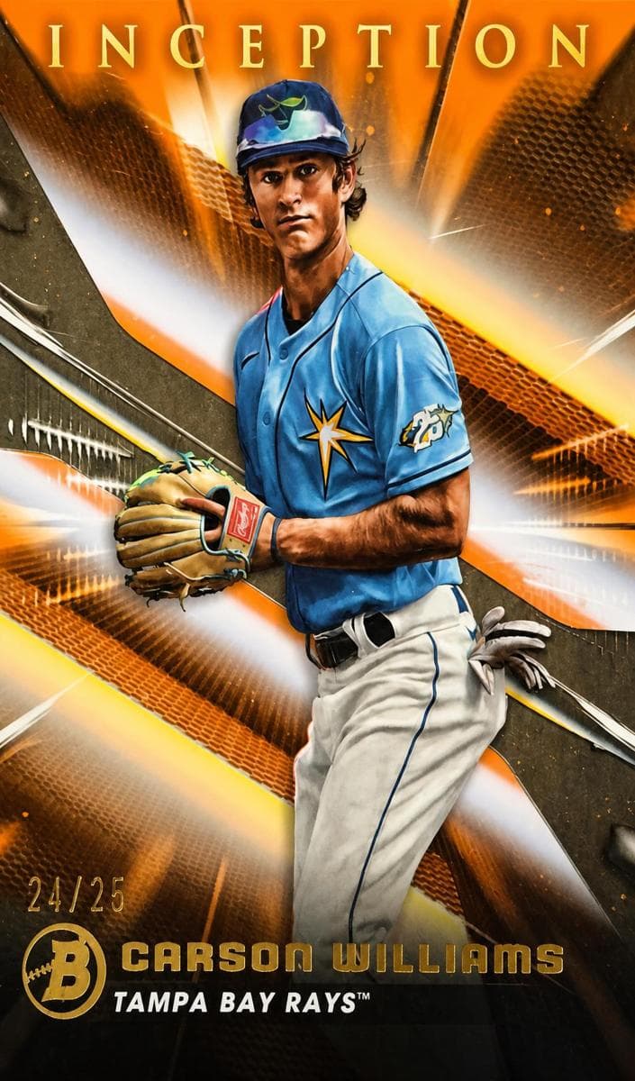 Carson Williams 2023 bowman Bowman Inception