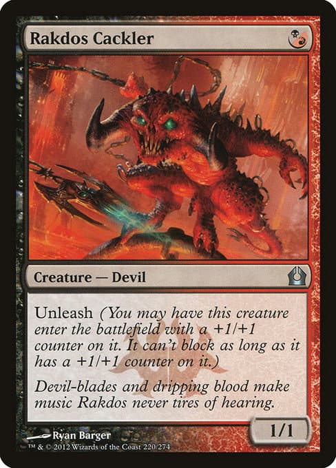 Rakdos Cackler 2012 Magic: The Gathering Return to Ravnica