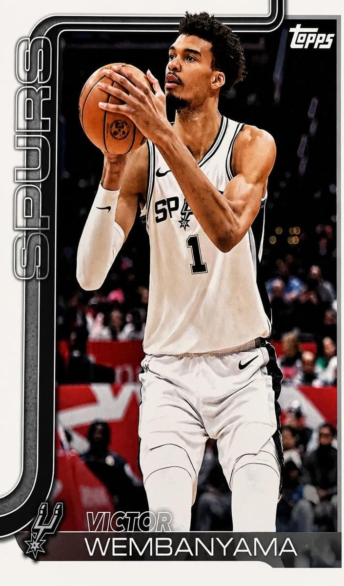 Victor Wembanyama 2025 topps Topps