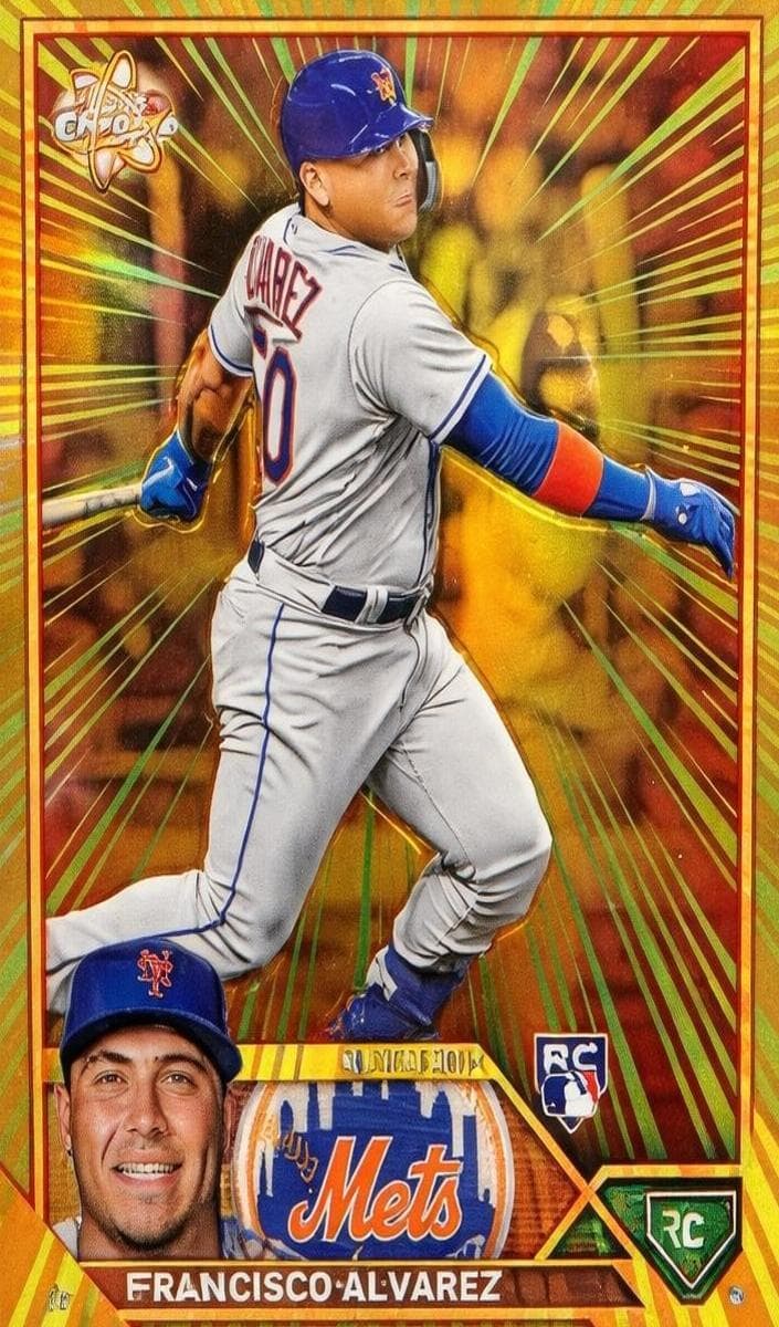 Francisco Álvarez 2023 topps Topps Chrome