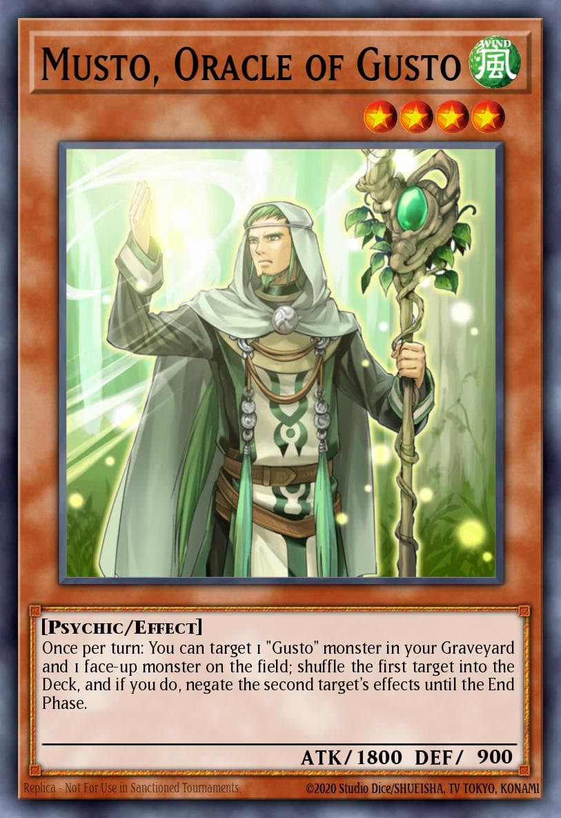 Musto, Oracle of Gusto #DT06-EN081