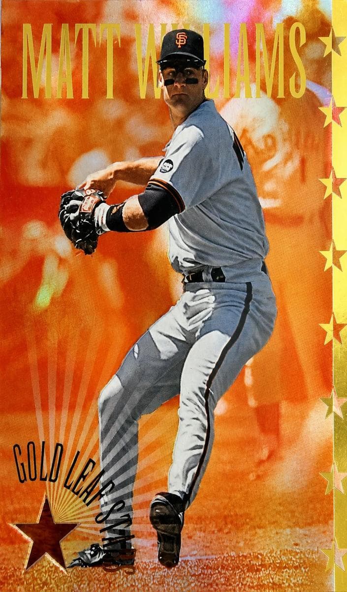 Matt Williams 1995 leaf Leaf