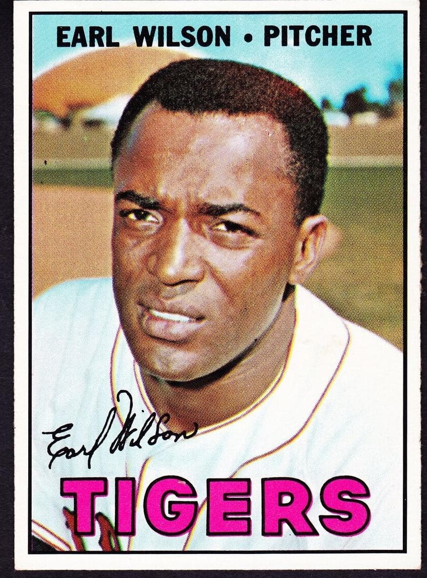 Earl Wilson 1967 topps Topps