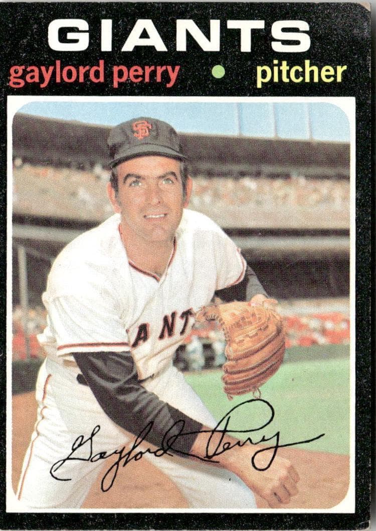 Gaylord Perry 1971 topps Topps