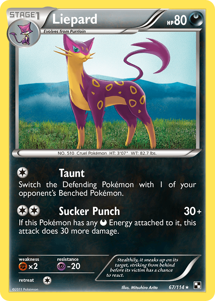 Liepard 2011 Pokemon