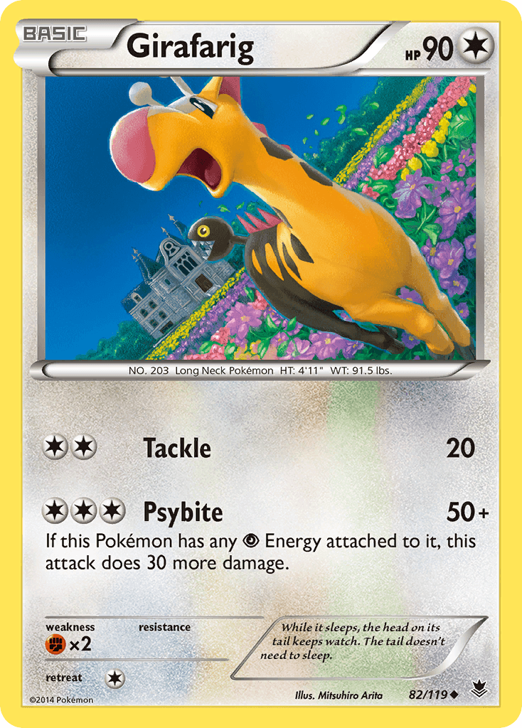 Girafarig 2014 Pokemon