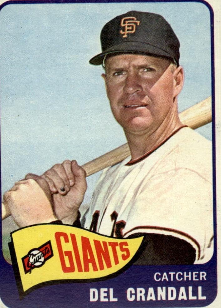 Del Crandall 1965 topps Topps