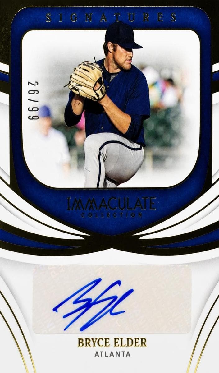 Bryce Elder 2022 panini Panini Immaculate Collection