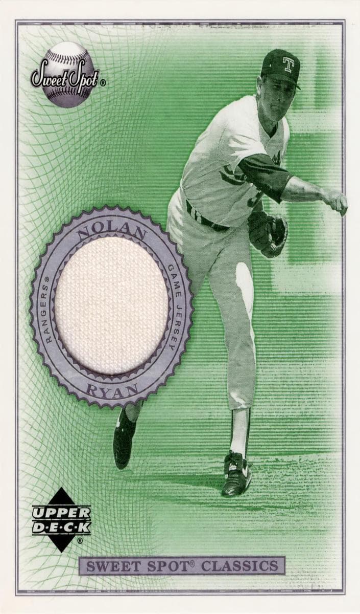Nolan Ryan 2002 upper-deck Sweet Spot Classics Game Jersey