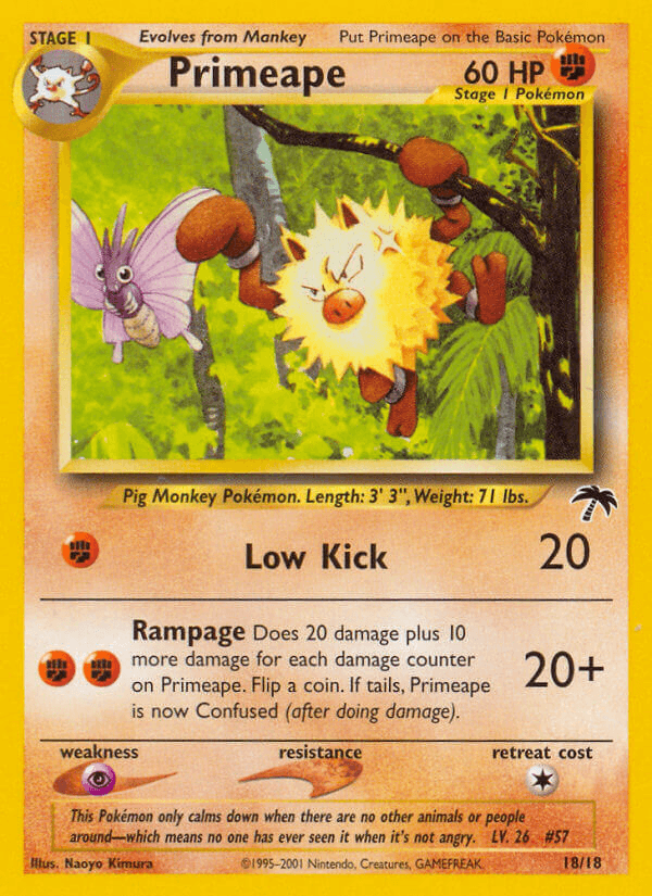Primeape 2001 Pokemon