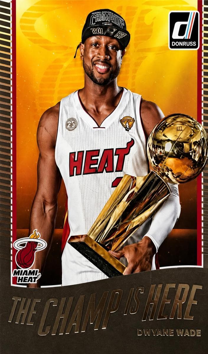 Dwyane Wade 2017 panini Donruss Optic