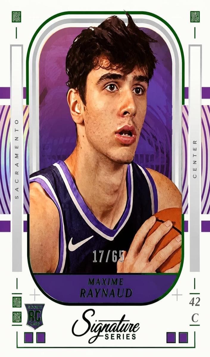 Maxime Raynaud 2025 panini Panini Signature Series