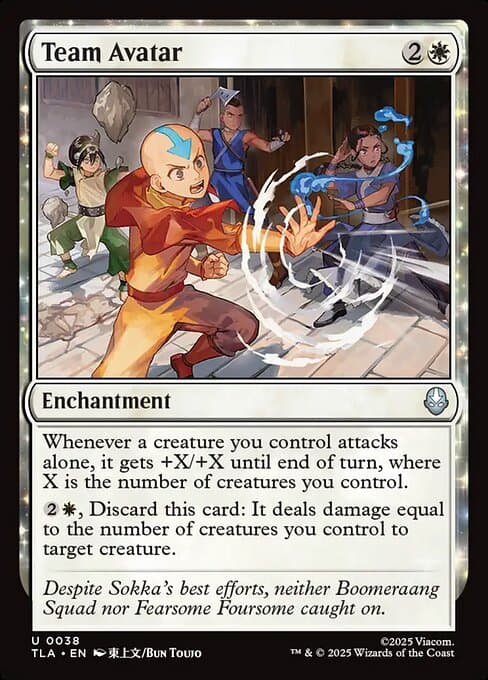 Team Avatar 2025 Magic: The Gathering Avatar: The Last Airbender
