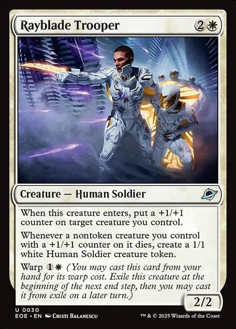 Rayblade Trooper 2025 Magic: The Gathering Edge of Eternities