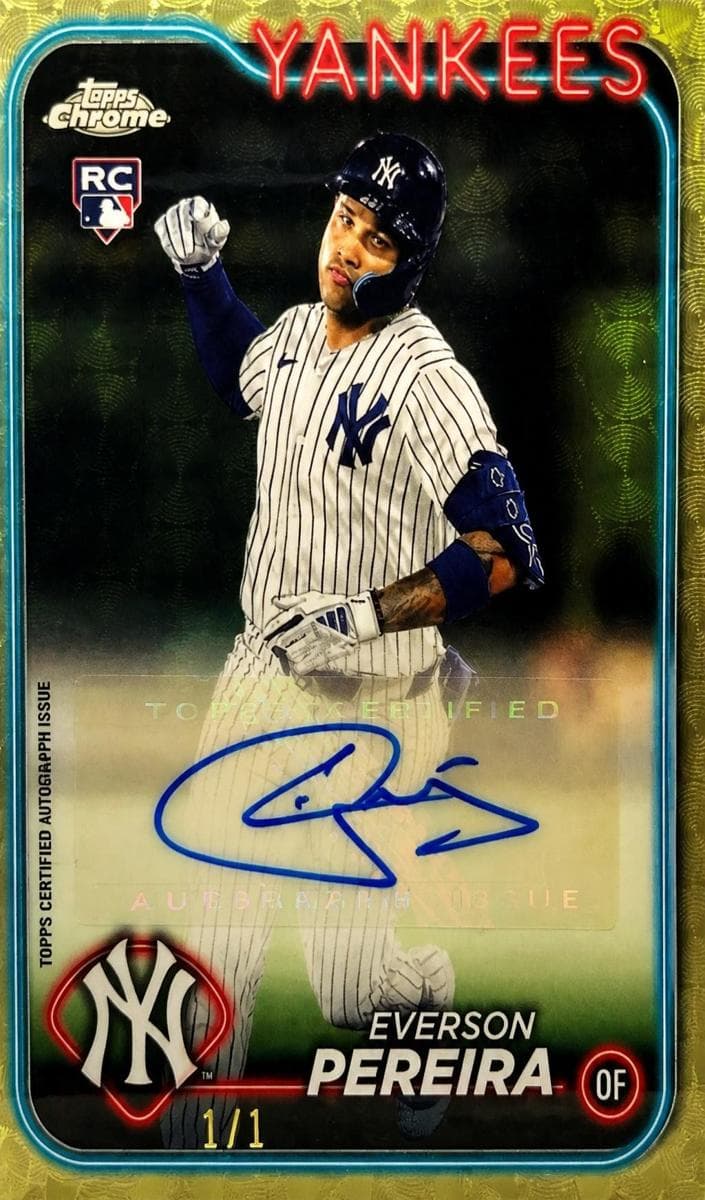 Everson Pereira 2024 topps Topps Chrome Update