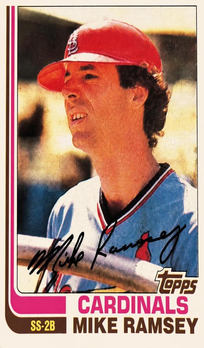 Mike Ramsey 1982 topps Topps