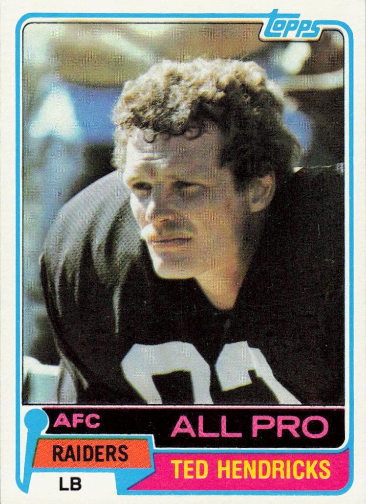Ted Hendricks 1981 topps Topps